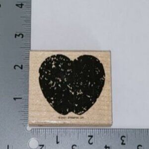 2001 Stampin' Up! Definitely Decorative Country Apple Wooden Rubber Stamps Stamp